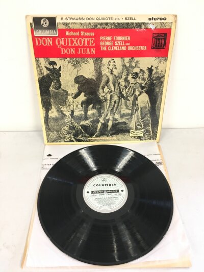 A first UK Stereo pressing of Don Quixote by Richard Strauss on Columbia SAX2495. Vinyl EX.