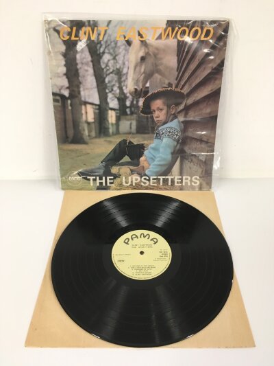 A first UK mono pressing of The Upsetters LP Clint Eastwood on Pama Records PSP 1014.