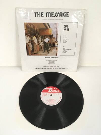A Jamaican pressing of the Prince Buster LP The Message Dub Wise on Prince Buster Records MS-7.