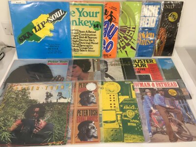 Fifteen reggae and ska LPs by various artists including Prince Buster, Clancy Eccles, Keith & Enid and others,