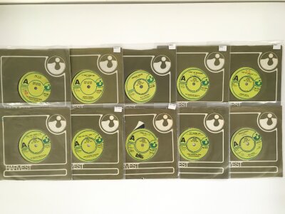 Ten Harvest label demo discs between HAR 5001 to 5017, artists include Chris Spedding's New Band, Love, Michael Chapman and others.