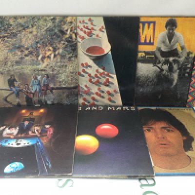 Thirteen Paul McCartney & Wings LPs comprising Ram, Venus & Mars, McCartney II and others.