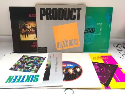 A Buzzcocks - Some Product 5LP box set complete with booklet. Outer box worn and torn.