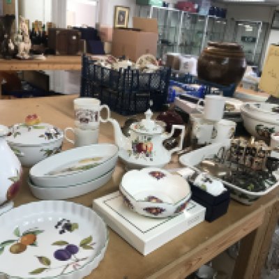 A Collection of Portmeirion ceramics and Royal Worcester etc
