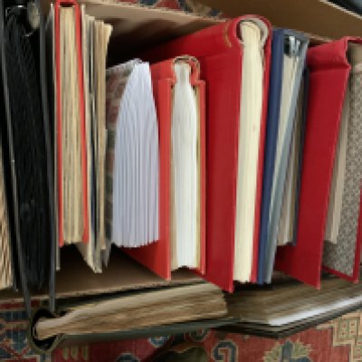 14 GB and World stamp albums and contents. (D) NO RESERVE