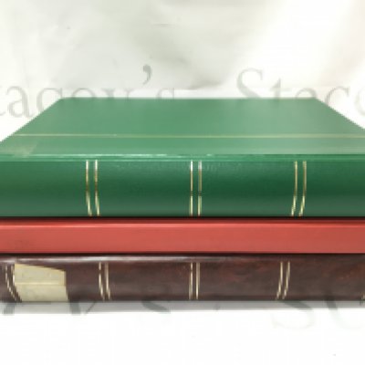 Three albums including two albums of German stamps and one of Swiss stamps, mainly unused of the Second half of the 20th century in blocks with margins . Postage category B