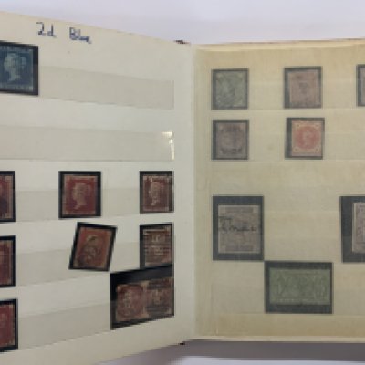 1 Album and 1 stock book of British and commonwealth Victoria, and later stamps.