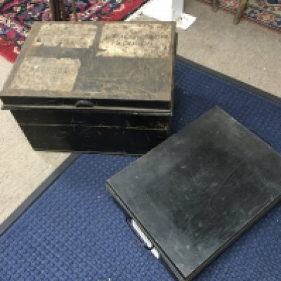 Travel/storage Boxes . NO RESERVE 