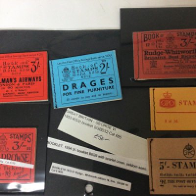 A collection of rare Books of Stamps booklets in extremely good condition including a rare Rudge Whitworth edition George V and others (6)