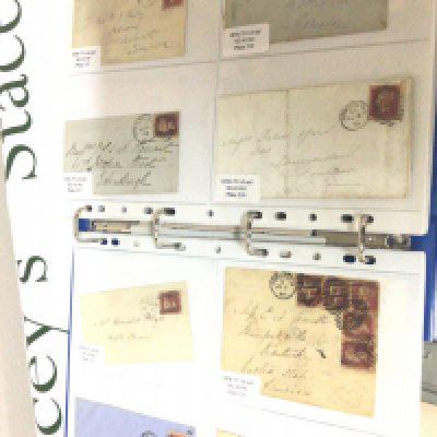 A very well presented album containing numerous good examples of Penny reds and later postal covers many with SG references approximately 150 covers various other postal covers some loose sheets of used Victorian and later stamps.