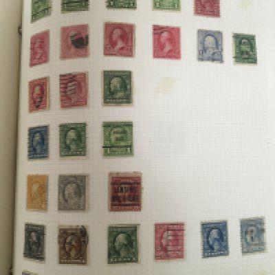 Five albums containing world stamps including 19th century stamps mostly used. (5)